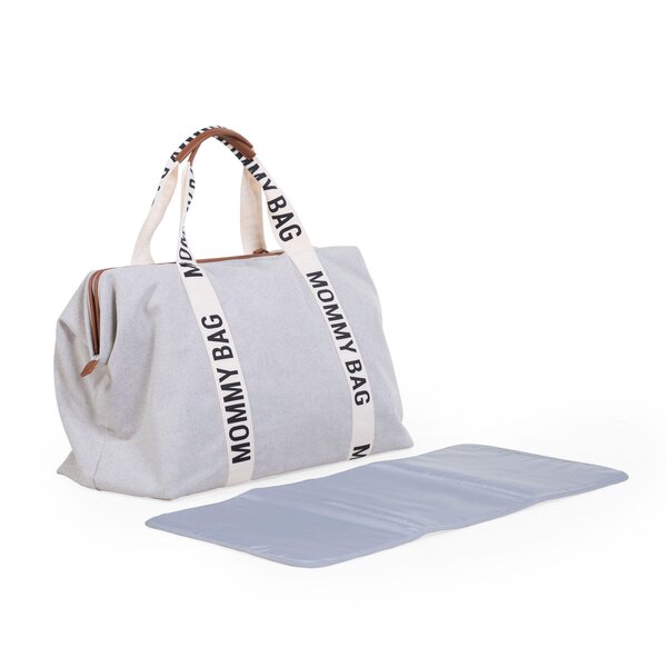 Childhome Mommy Bag сумка Signature Canvas OffWhite - Childhome