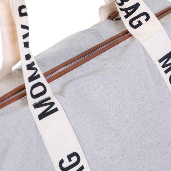 Childhome Mommy Bag сумка Signature Canvas OffWhite - Childhome