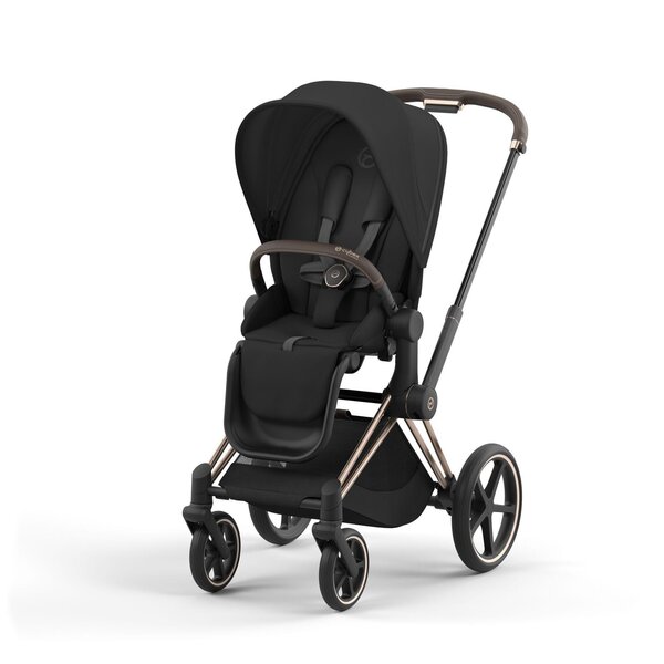 Cybex Priam V4 kомплект коляски Sepia Black, Rose Gold - Cybex