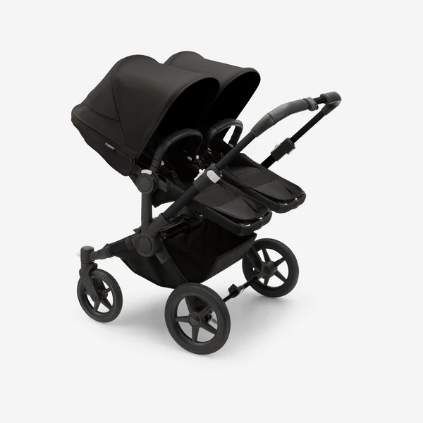 Bugaboo Donkey 5 Twin kомплект коляски Black/Midnight Black, Midnight Black - Bugaboo