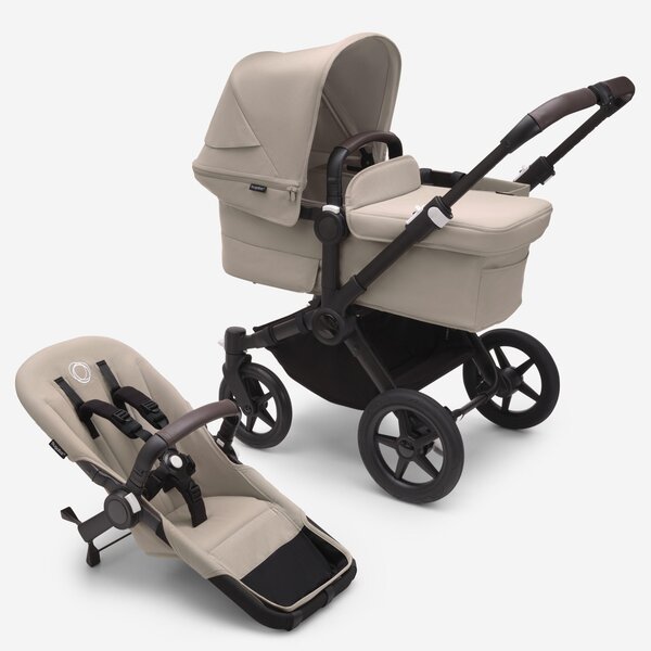 Bugaboo Donkey 5 Duo 2in1 stroller set Black/Desert Taupe, Desert Taupe - Bugaboo