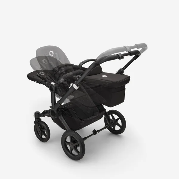 Bugaboo Donkey 5 Twin 2in1 stroller set Black/Desrt Taupse, Desert Taupe - Bugaboo