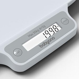 BabyOno Electronic scale for babies White - Nuvita