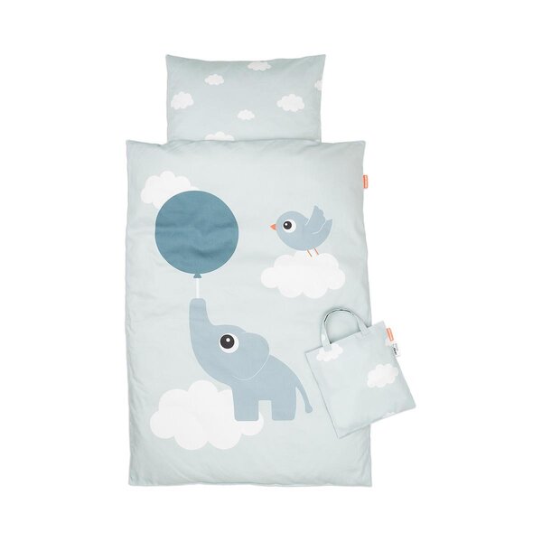 Done by Deer bedding set junior 100x140cm, Elphee Blue - Done by Deer