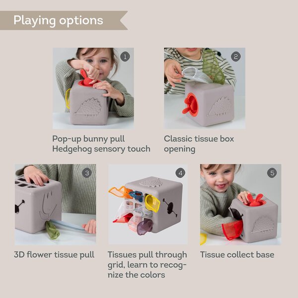 Taf Toys развивающая игрушка Pop Up Tissue Box - Taf Toys
