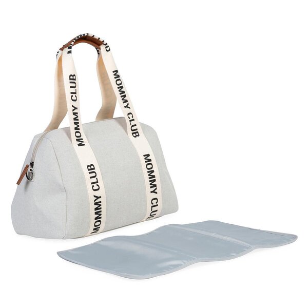 Childhome Mommy Club сумка для коляски, Signature Off White - Childhome
