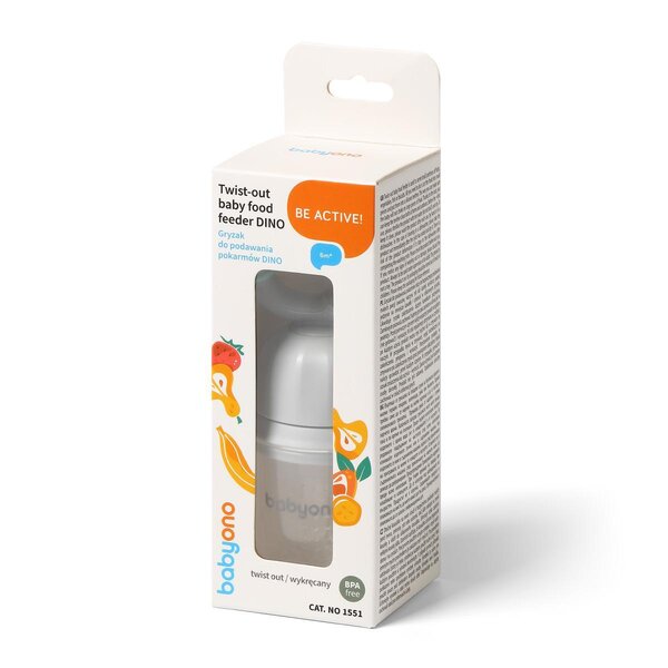 BabyOno keeratav püreelutt Dino - BabyOno