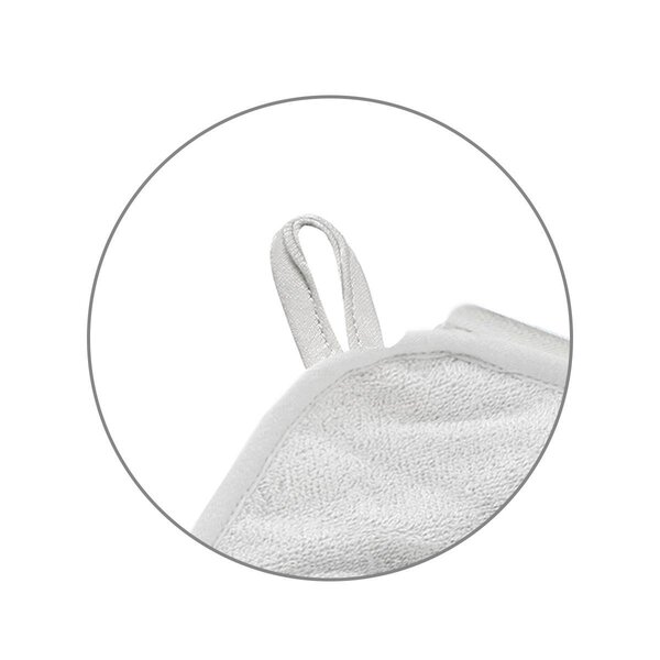 BabyOno bambusest kapuutsiga vannirätik 100x100cm Grey - BabyOno