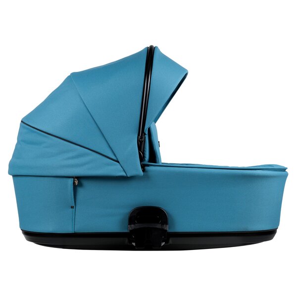 Nordbaby Active Lux stroller set Ocean Blue, Chrome Black frame - Nordbaby
