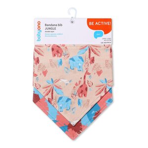 BabyOno Banana bib 2pcs Jungle - BabyOno