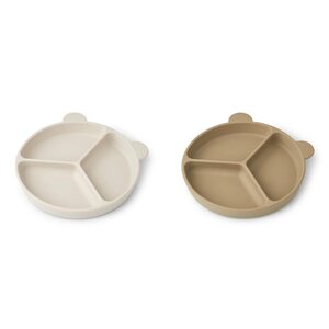 Liewood divider plate Tuscany rose / Apple blossom - Liewood