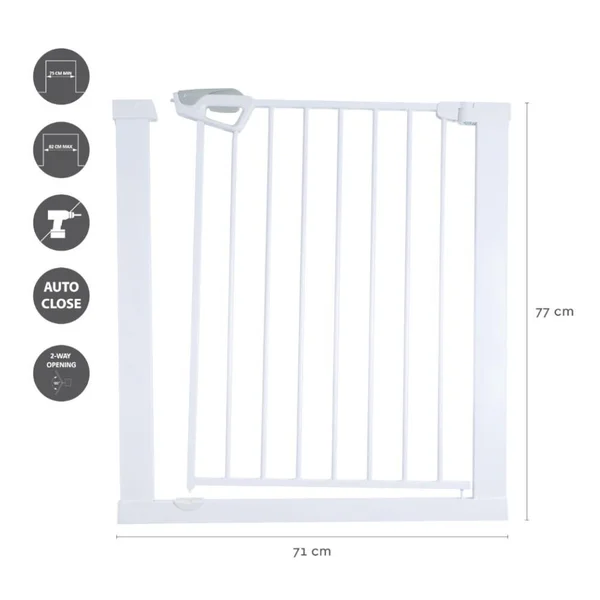 Nordbaby safety gate 75-82x4x77cm - Nordbaby