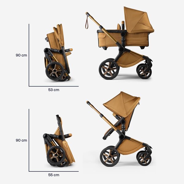 Bugaboo Fox 5 kомплект коляски Noir Limited Edition Amber Glow - Bugaboo