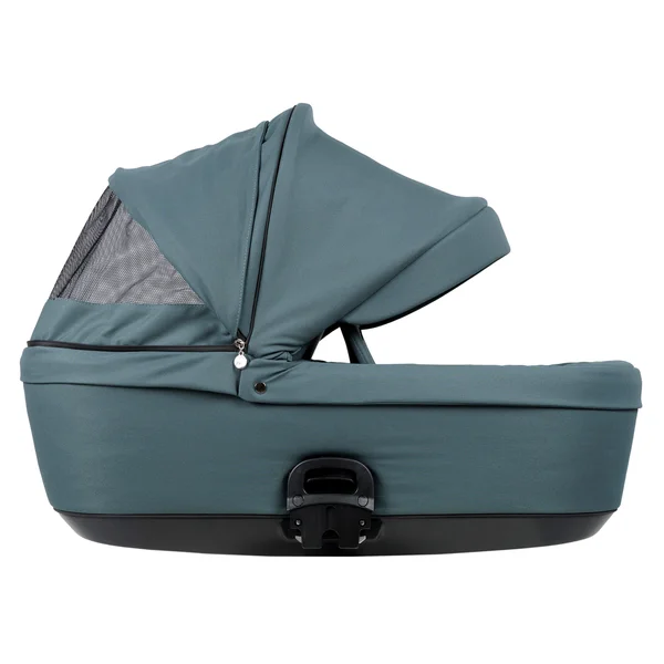 Nordbaby Active Plus stroller set Garden Green, frame Onyx Dark Brown - Nordbaby