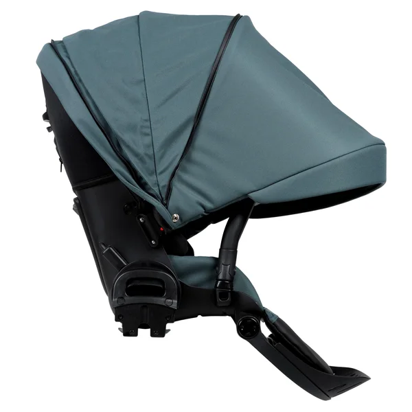 Nordbaby Active Plus stroller set Garden Green, frame Onyx Dark Brown - Nordbaby