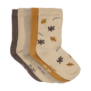 Minymo Socks w. Pattern (5-pack) - Minymo