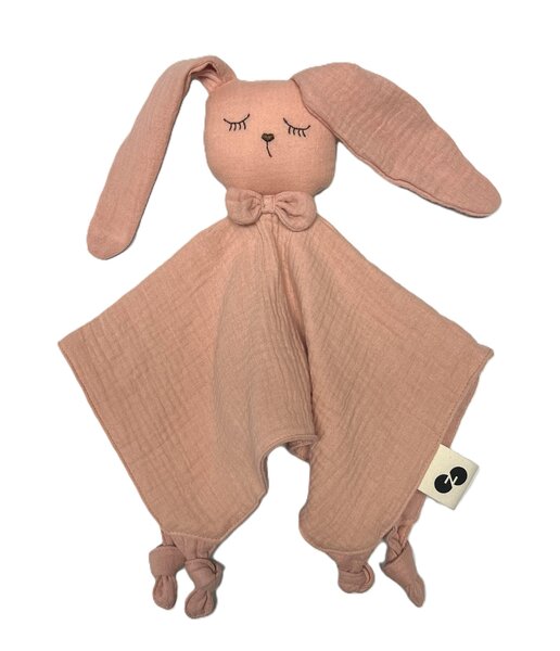 Nordbaby Muslin Cuddle Cloth Bunny Peach - Nordbaby
