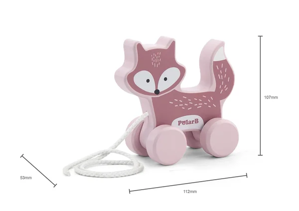 PolarB Pull Along and Stacking Set - Fox - PolarB