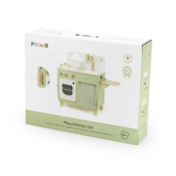 PolarB деревянная игрушка Play Kitchen Set - PolarB
