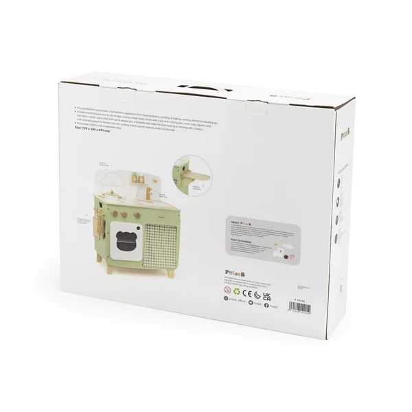 PolarB деревянная игрушка Play Kitchen Set - PolarB