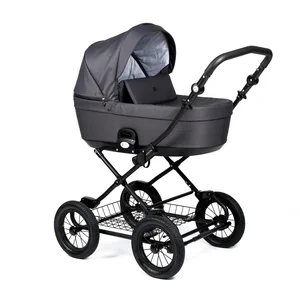 Nordbaby Comfort Plus stroller set Metal Grey - Nordbaby