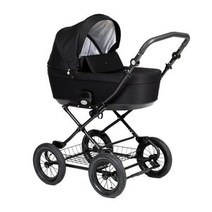 Nordbaby Comfort Plus vankrikomplekt Brilliant Black - Nordbaby