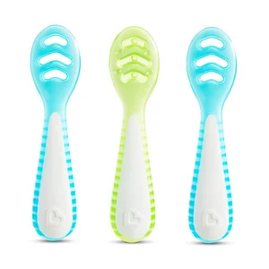 Munchkin lusikas 3tk Gentle Dip Sinine/Roheline - Munchkin