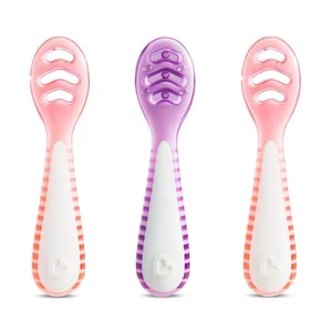 Munchkin lusikas 3tk Gentle Dip Roosa/Lilla - Munchkin