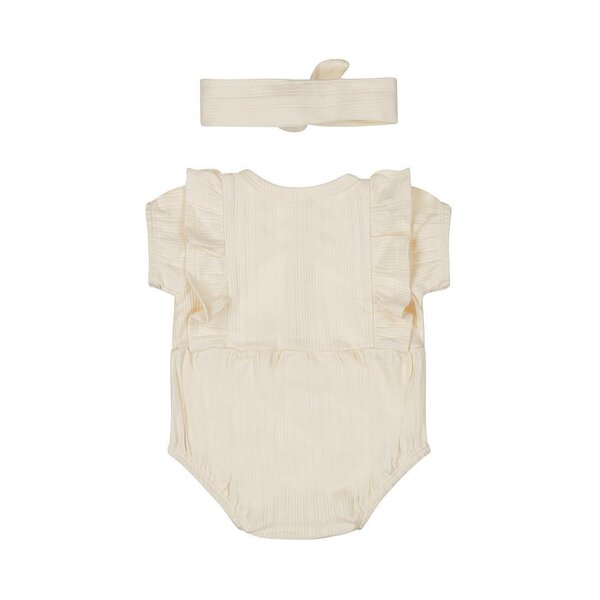 Dirkje 1 pce babysuit ss + headband - Dirkje