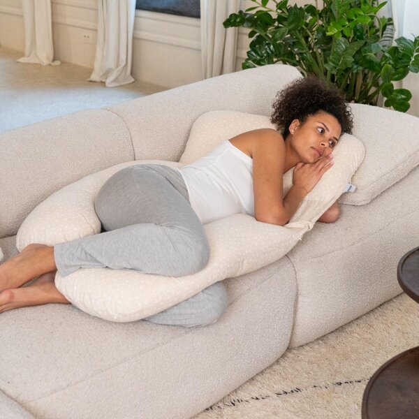 Doomoo nursing pillow Maxxy Flowers Sand - Doomoo