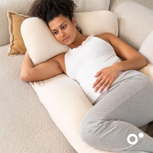 Doomoo nursing pillow Maxxy Flowers Sand - Doomoo