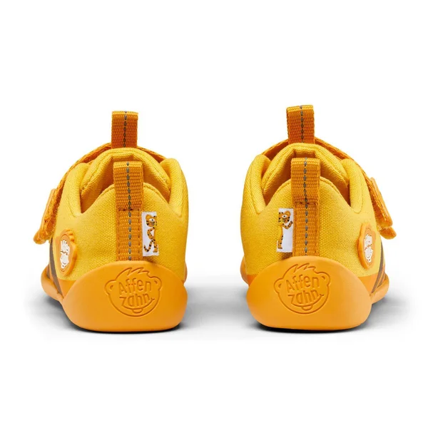 Affenzahn Sneaker Cotton Lucky Tiger 24 Yellow - Affenzahn