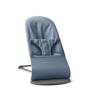 BabyBjörn lamamistool Bliss, Blue, Woven/Melange - BabyBjörn