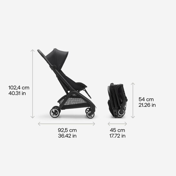 Bugaboo Butterfly kergkäru Dark Cherry koos turvakaarega - Bugaboo