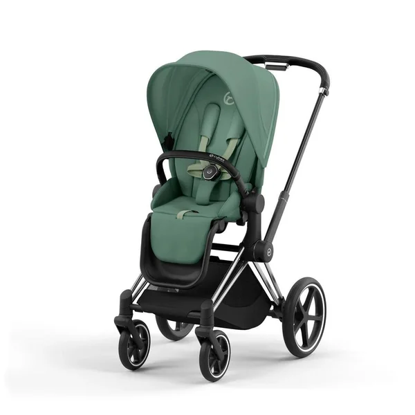 Cybex Priam V4 stroller set Leaf Green, Frame Chrome Black - Cybex