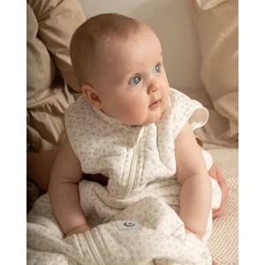 Easygrow sleeping bag 3-18m, TOG 2.0 Knopp Off White - Easygrow