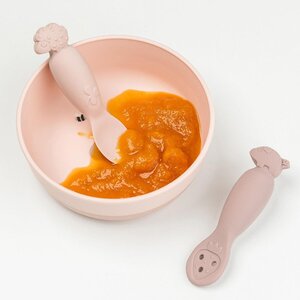 Done by Deer learning spoon set Tiny farm Powder - Done by Deer