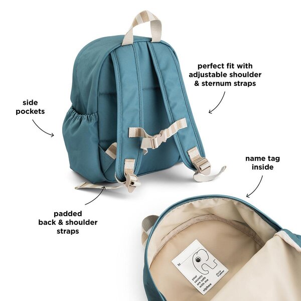 Done by Deer kids backpack Tiny farm 7,5 L Blue - Done by Deer