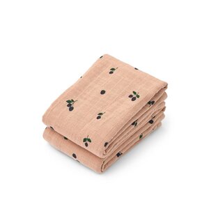 Liewood burp cloth 65x65cm, Mini whale/Sandy - Liewood