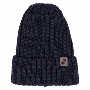 Nordbaby Ribbed Beanie Brian Dark Blue - Nordbaby