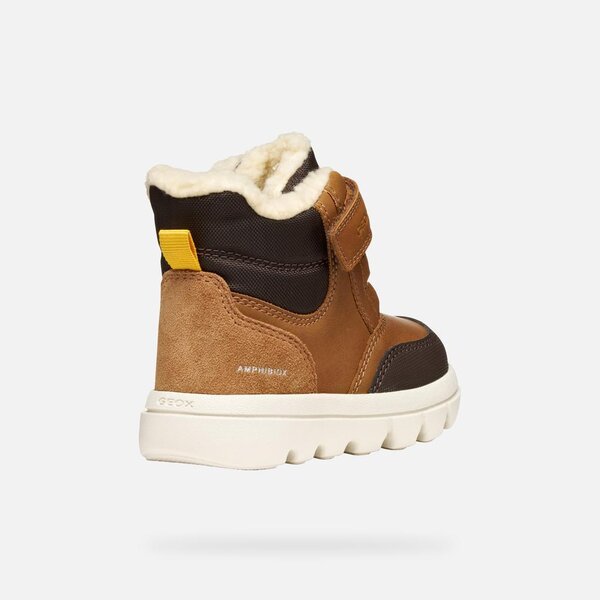 Geox boots B willaboom Tobacco/Dk Brown - Geox