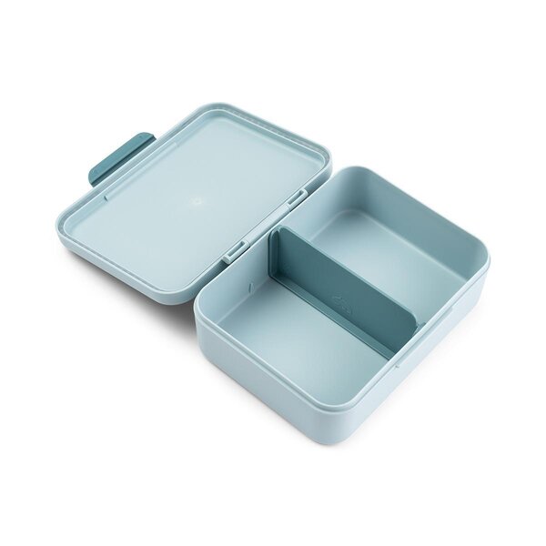 Done by Deer Lunch box with divider Tiny farm Blue - Done by Deer