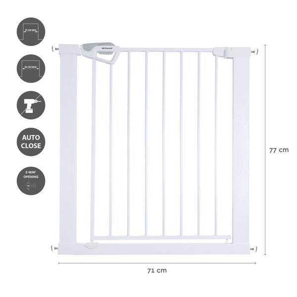 Tinynord safety gate GIA 75-82x4x77 cm - Tinynord