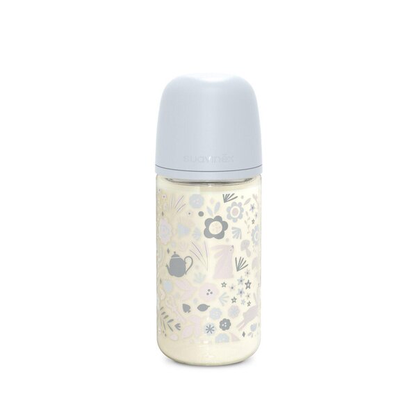 Suavinex glass bottle 240ml Wonderland Wond Blue - Suavinex