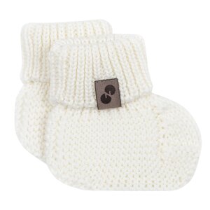 Nordbaby Knitted Merino Booties Papsu 0--3M Beige - Nordbaby
