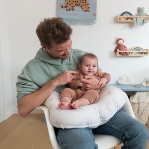 Doomoo Softy nursing pillow Bear Family Grey - Doomoo