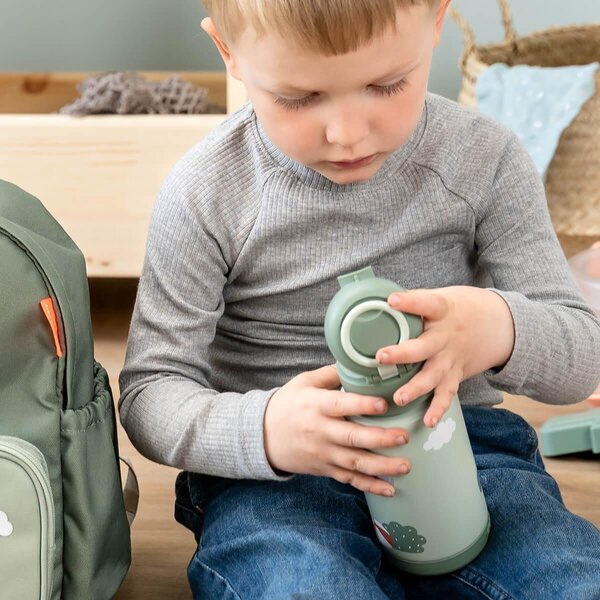 Done by Deer Insulated bottle  340ml, Playground Green - Done by Deer