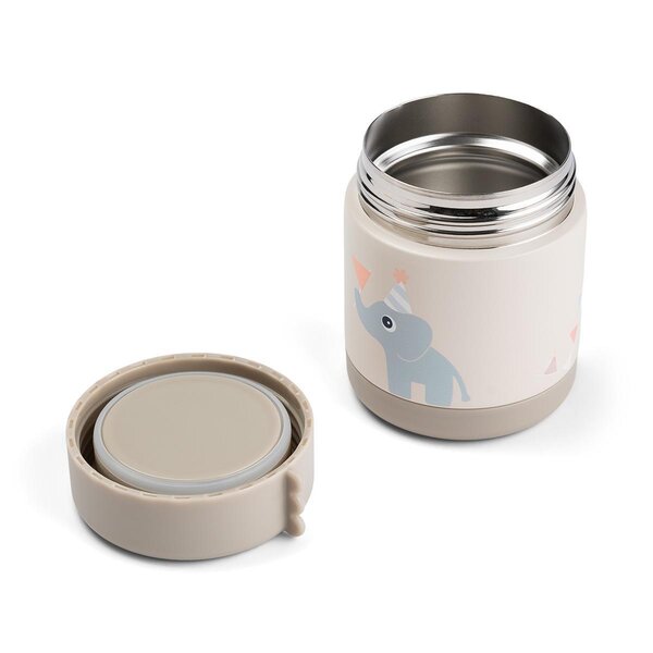 Done by Deer Insulated food jar Celebration 300ml Sand - Done by Deer