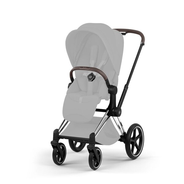 Cybex Priam Style stroller set Sepia Black, Frame Chrome Brown - Cybex