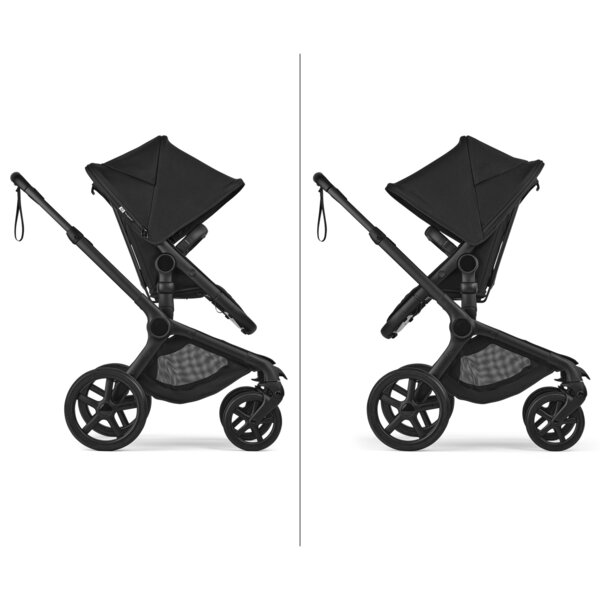 Bugaboo Fox 5 Renew 2in1 stroller set Black/Heritage Black, Dark Cherry - Bugaboo